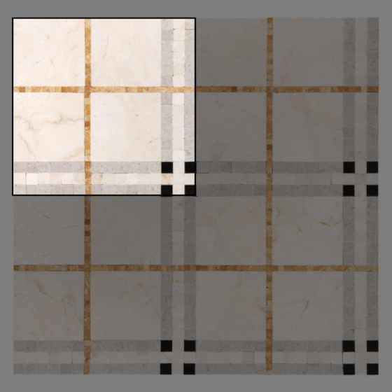Muster Beige Tartan