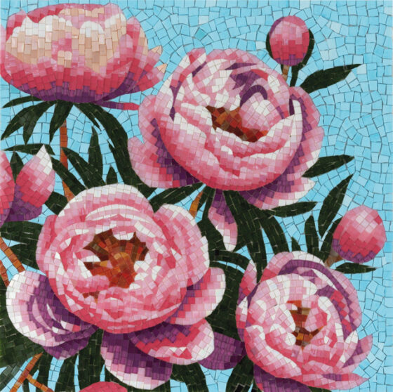 Peonies – 58×58 cm