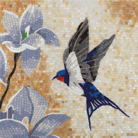 Swallow – 58×58 cm