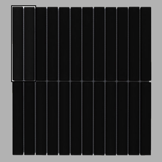 Muster Kitkat Black matt