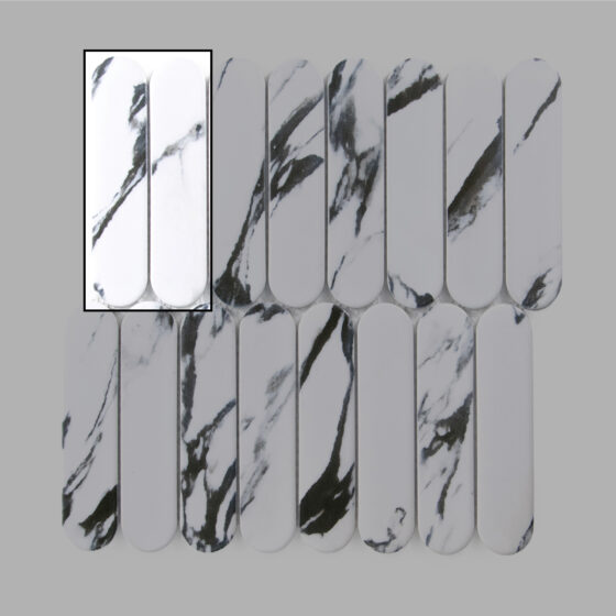 Muster Pills Arabescato Black matt