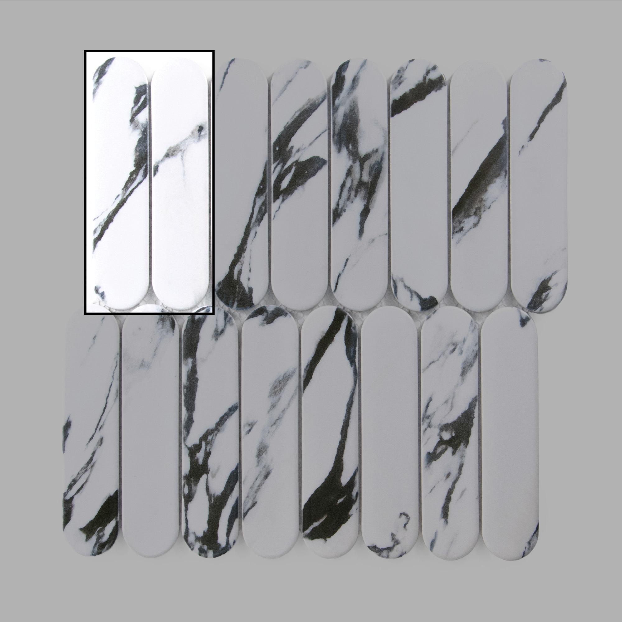 Muster Pills Arabescato Black matt