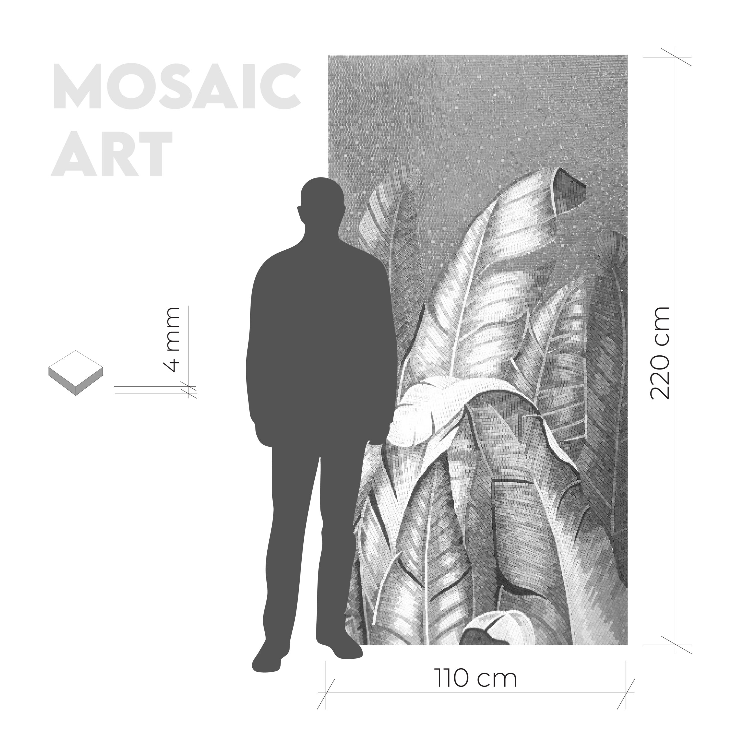 Banana Leaves – 110×220 cm